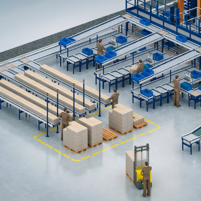 Warehouse Conveyor Installation